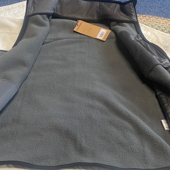 Eddie Bauer Charcoal Fleece Vest - Picture 2 of 8
